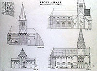 L'église Saint Vincent à Ricey-Haut dans l'Aube - Planche 1